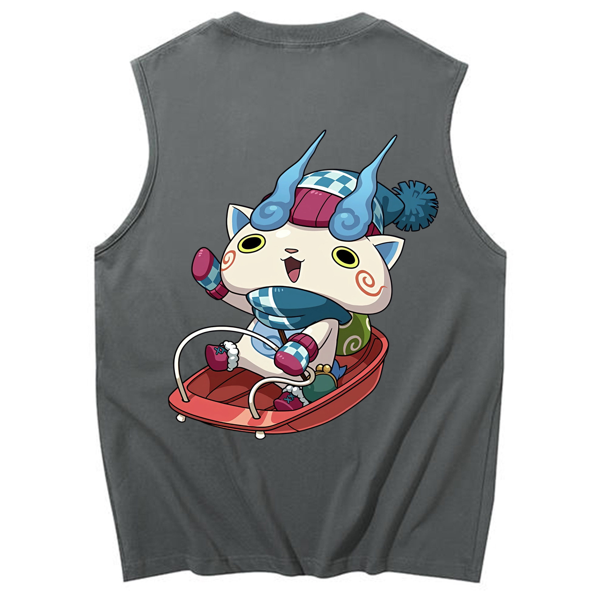 （画像用） 妖怪ウォッチ Yo-kai Watch コットン100％タンクトップ（背面プリント）